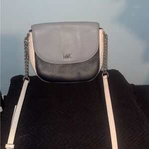 Michael Kors blue and white Crossbody Bag